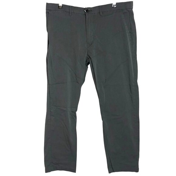 Goodfellow & Co Hennepin Tech Slim Fit Mens Pants 38Wx30L Gray Cotton Blend - Picture 2 of 11